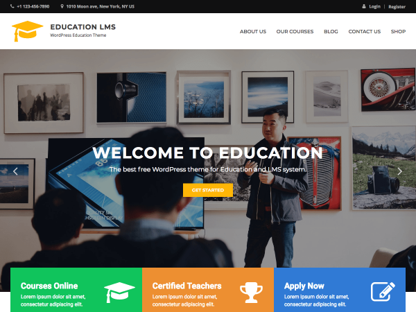 example of poor UX design, a full-page hero slider on a website with unclear navigation elements